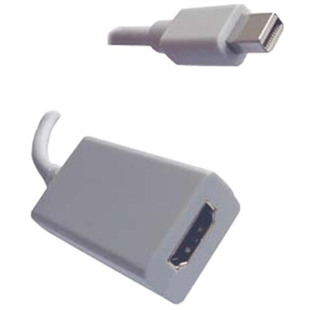 Professional Cable Professional Cable Apple Mini DisplayPort to HDMI Female Adapter White 6in Polybag MDP-HDMI